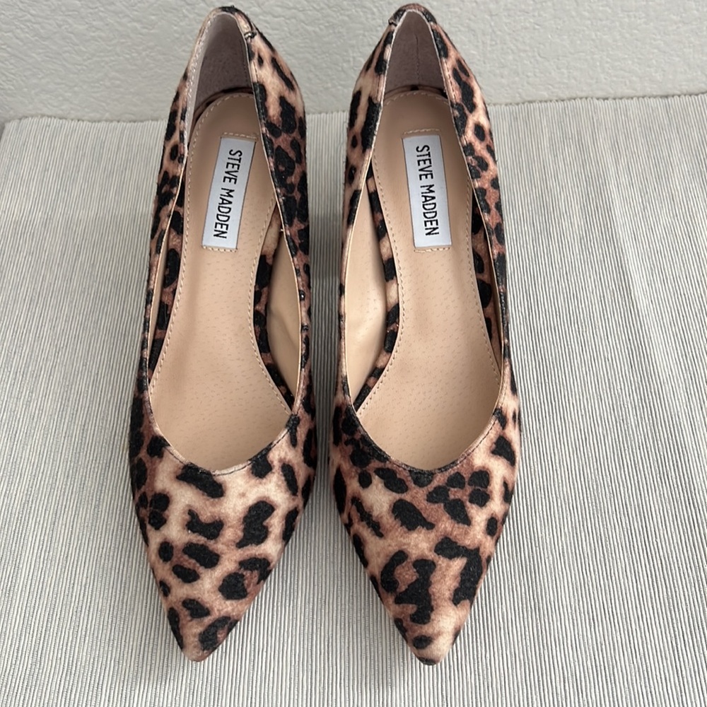 Steve Madden Leopard Print Block Heel - image 2